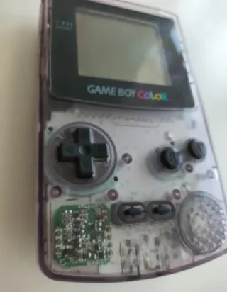 Nintendo Game Boy Color Morado + Wario Land