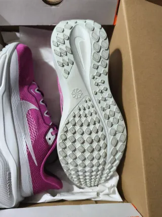 Zapatillas Nike Mujer Rosa y Plateadas