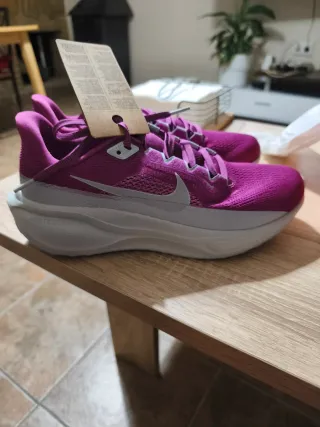 Zapatillas Nike Mujer Rosa y Plateadas