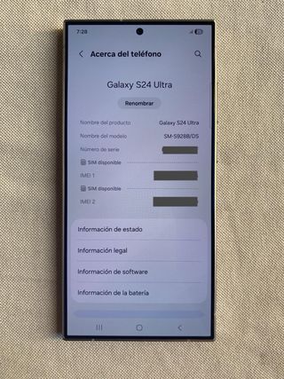 Samsung Galaxy S24 Ultra 256GB Gris