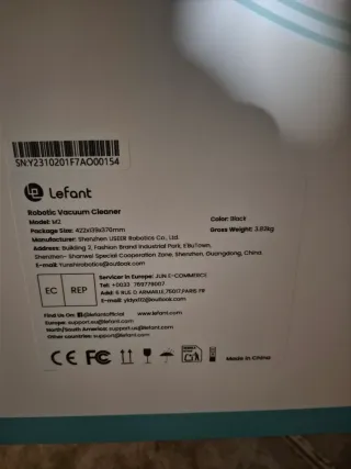 Aspiradora Robot Lefant M2