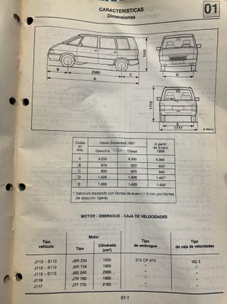 RENAULT ESPACE MK1 MANUAL DE REPARACION 2.1DT 2.0i