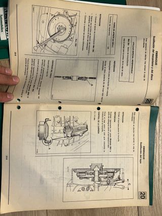 RENAULT ESPACE MK1 MANUAL DE REPARACION 2.1DT 2.0i