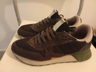 Zapatillas Duuo Hombre Marrón/Verde Casual