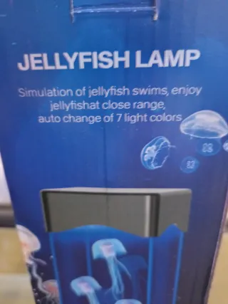 Lampada Meduse LED 7 colori