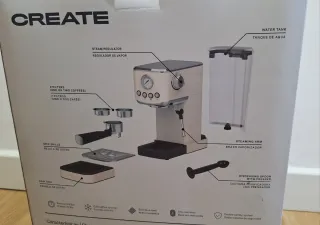 Cafetera Espresso Create Beige