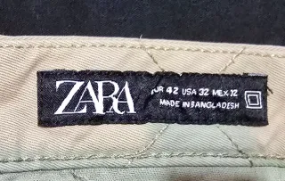 Pantalón cargo Zara beige