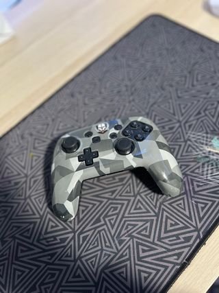 Carcasa Mando Camuflaje Gris para mando Nintendo