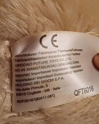 Orso peluche grande morbido