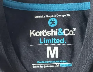 Camiseta Koröshi Negra Talla S