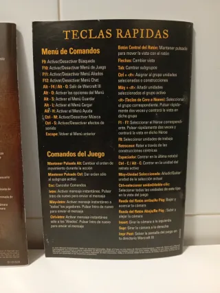 Manuales Warcraft PC Blizzard