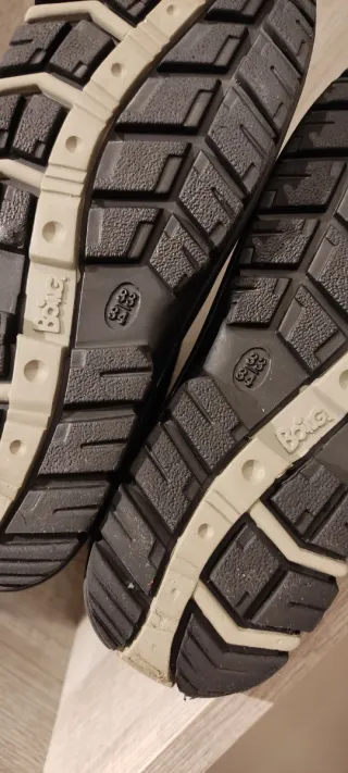 Botas de nieve infantiles negras