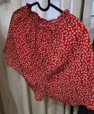 Falda pantalón Zara niña floral talla 13-14