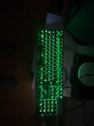 Teclado Gaming Razer Negro y Verde