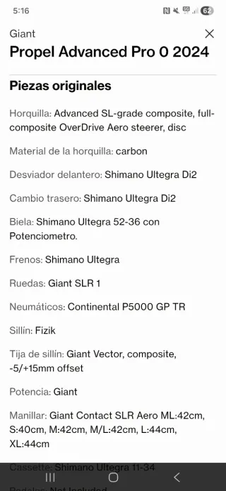 Giant Propel Advance Pro 0