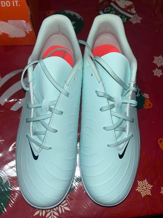 Scarpe da futsal Nike turchese e bianche