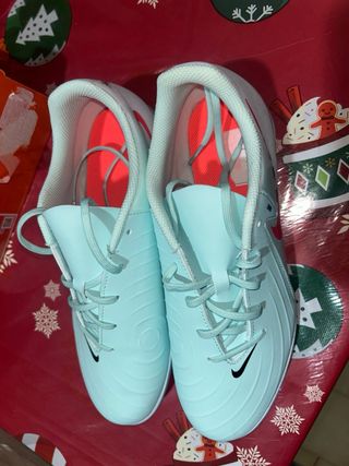 Scarpe da futsal Nike turchese e bianche