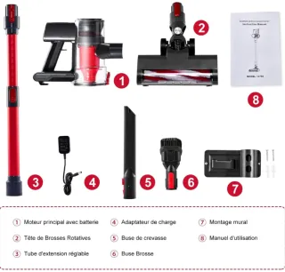 Aspirapolvere Senza Fili 4-in-1 – A batteria, New