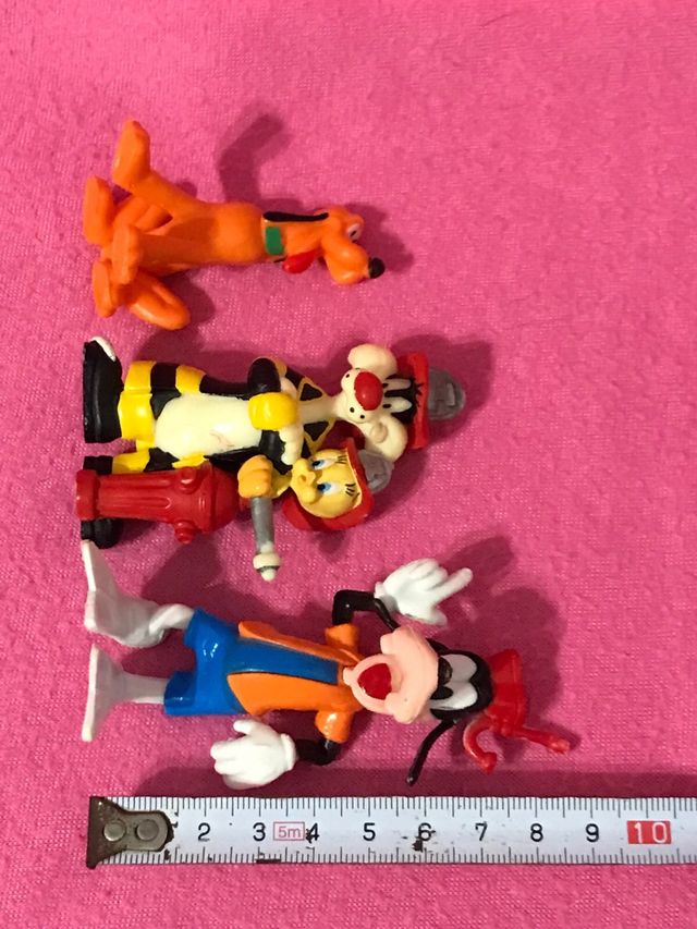 Figuras Disney Vintage Pluto Goofy Silvestre Piolí