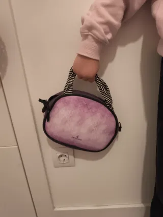 Bolso Santoro niña morado y negro