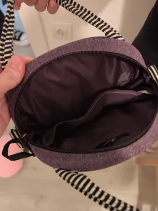 Bolso Santoro niña morado y negro