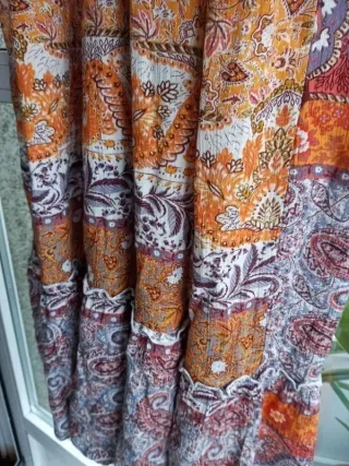 Vestido boho estampado