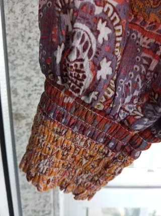 Vestido boho estampado