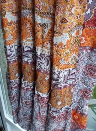 Vestido boho estampado