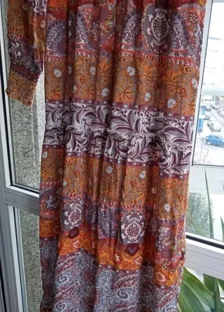 Vestido boho estampado