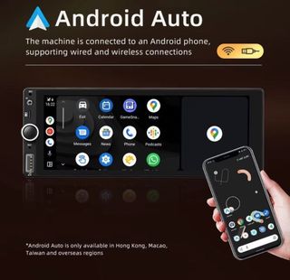 Radio Coche Android 6.86 1DIN GPS WiFi BT