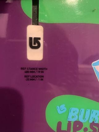 Tabla Burton Life Stick y Fijaciones