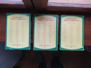 L-4  3 LIBROS COLECCION HISTORIAS