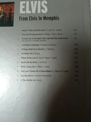 CD-Libro Elvis Presley From Elvis In Memphis