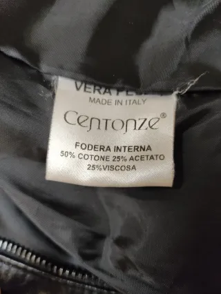 Giacca primavera vera pelle nera donna