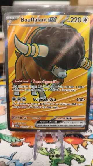Carta Pokémon Bouffalant EX 162/086