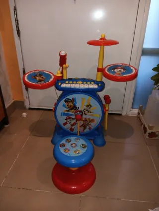 Batería electrónica infantil Paw Patrol