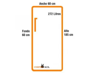 NUEVO Congelador Nevir Blanco 272 litros