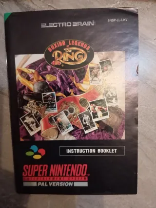 Boxing Legends of the Ring SNES PAL