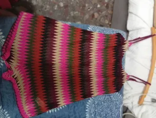 Mono translúcido de punto multicolor Talla M