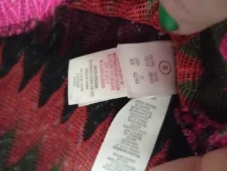 Mono translúcido de punto multicolor Talla M