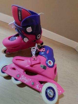Patines Oxelo niña talla 32-34