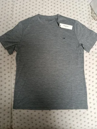 Camiseta Calvin Klein Sport Talla M Gris