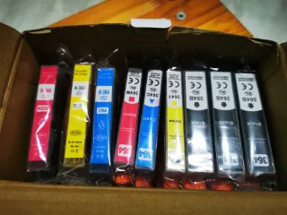 Cartucce stampante HP 364 XL, 10 pezzi!!