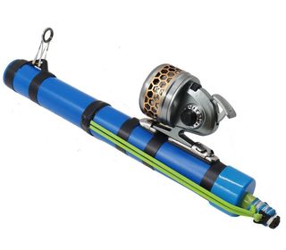 Fionda pesca professionale con mulinello