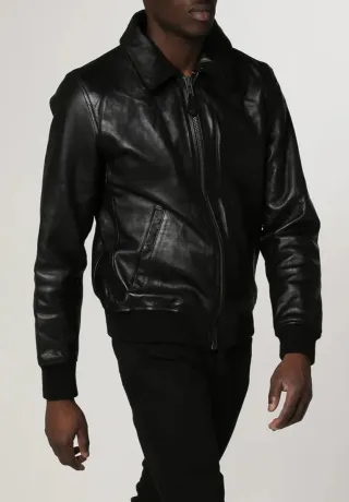 Chaqueta de cuero Schott NYC Talla M