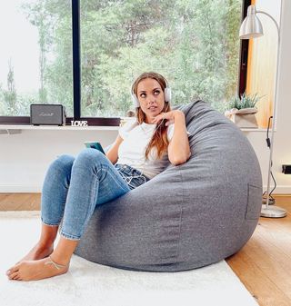 PUFF GIGANTE joven moderno - Puf redondo salon XXL