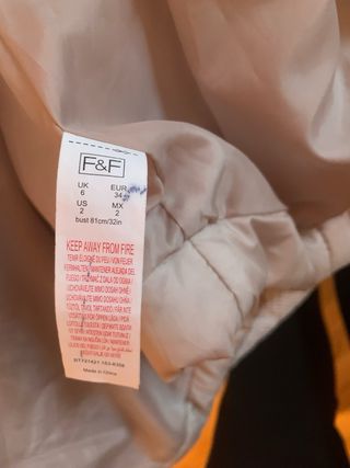 Plumas beige F&F Talla 34