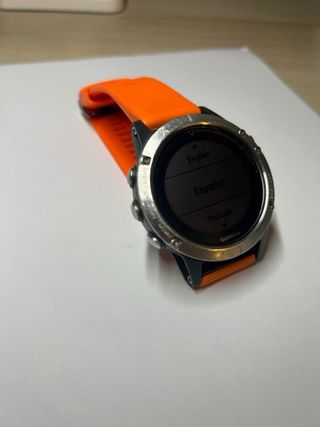 Garmin Fenix 5 47mm, Plata/Cris Granito