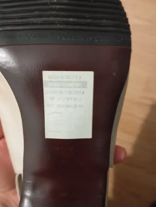 Zapatos de vestir Blanco Perla Talla 38