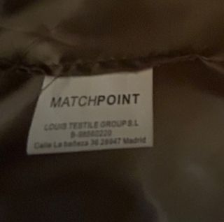 Abrigo pelo zigzag MATCHPOINT talla única